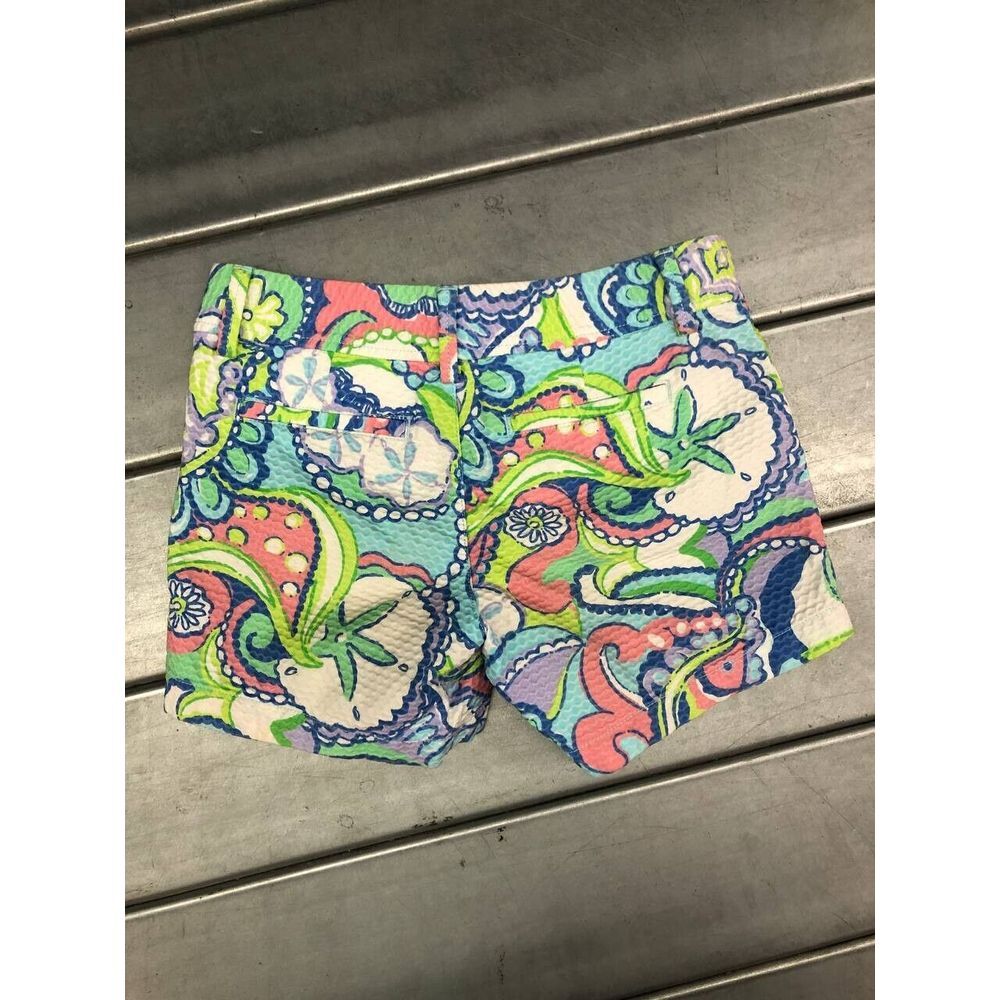 Lilly‎ Pulitzer Callahan Shorts Womens 0 Floral Starfish